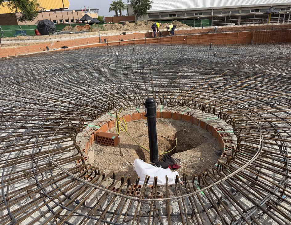 Remate estructural piscina Don Benito